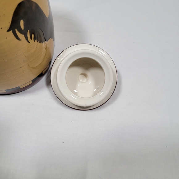 Heartfelt Kitchen Creations Vintage Folk Art Canister Rooster Star Americana - Picture 8 of 11